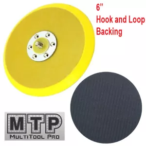 6"" Haken und Schlaufe Schleifpad 5""x 5/16"" 24 TPI Gewinde DA Schleifer Schleifen Polieren - Bild 1 von 1