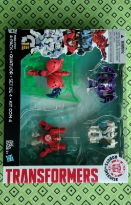 Transformers Robots In Disguise MINI-CON 4-Pack Set, New - Image 1 of 4