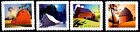 U S Scott 5546-5549 Barns Postcard Rate Set of 4 different MNH