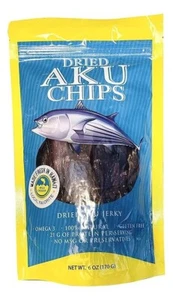 Hilo Fish Co. Local Style Dried Aku Chips (dried aku jerky) 6oz - Picture 1 of 3