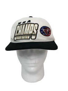 Starter Vintage Y2K Chicago Bulls NBA Champs Snapback bestickte Mütze 1990er - Bild 1 von 8
