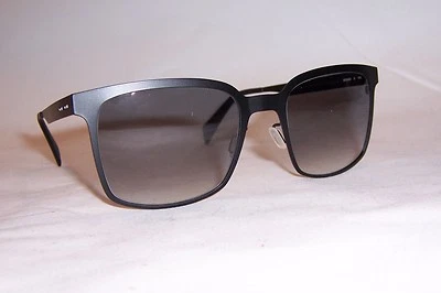 NEW ITALIA INDEPENDENT SUNGLASSES I-METAL 0500 009 BLACK/GRAY AUTHENTIC - Image 1 of 4
