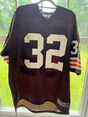 NFL - Camiseta marrón #32 Reebok NFL Throwbacks XL Cleveland Browns Foto 1 de 4