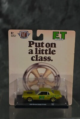 M2 Machines 1:64 Scale Auto Drivers 1968 Mercury Cougar R-code ET Mags Green - Image 1 of 2
