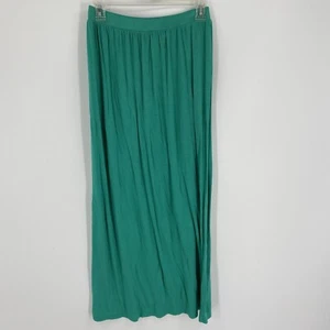 LOFT Women’s Elastic Waist Green Maxi Skirt size XSP - Picture 1 of 3