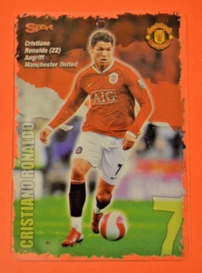 Bravo Sport Plastik Sport Card 2007 - Cristiano Ronaldo Manchester United rara - Foto 1 di 2