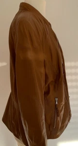 Lederjacke damen Sommer Gr 44 braun Jilani Collection - Bild 1 von 8