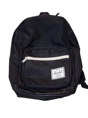 Mochila Herschel negra - talla única - interior a rayas rojas Foto 1 de 4