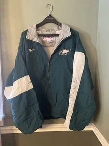 Vintage Philadelphia Eagles Pro Line Reebok Jacket Size 2XL Men Embroidered Rare - Picture 1 of 18