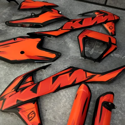 Plásticos + gráficos KTM 2017 2018 2019 XC-W XCF-W EXC EXC-F Foto 1 de 4