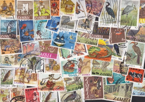 ZAMBIA 48 different Cover