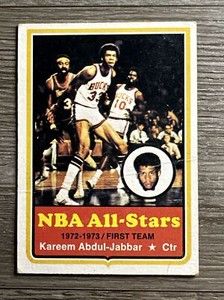 1973-74 Topps #50 Kareem Abdul-Jabbar NBA All-Stars - Bucks / Lakers HOF