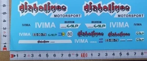 DECALS 1/24 FORD TRANSIT MKII " DIABOLIQUE RALLY TEAM " IVIMA - COLORADO MC24029 - Imagen 1 de 1