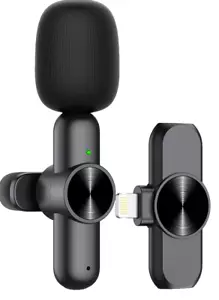 Wireless Lavalier Lapel Microphone for iPhone iPad - Professional Cordless Clip - Picture 1 of 6