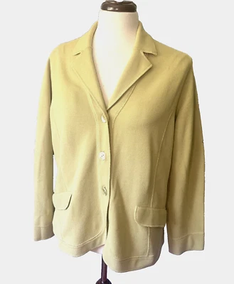 Chaqueta tejida pesada JONES NEW YORK nueva con etiquetas para mujer 1X Plus verde salvia claro mezcla de rayón Foto 1 de 4