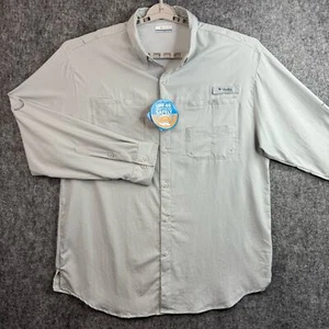 Columbia Sportswear Mens Button-Down Shirt Long Sleeve XLT Tamiami - Picture 1 of 9
