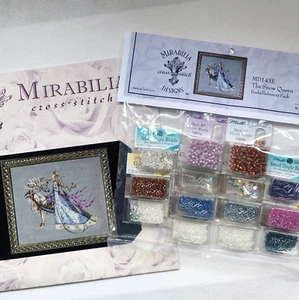 The Snow Queen Mirabilia Counted Cross Stitch Chart and Embellishment Pack MD143 - Picture 1 of 24
