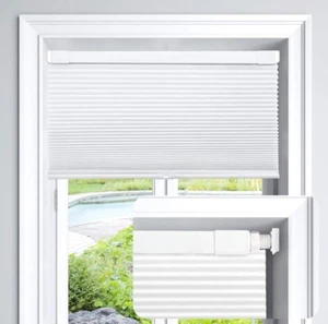 LazBlinds Akku-Handyrollos ohne Werkzeug ohne Bohren Jalousien für Fenster 32 x 48 - Bild 1 von 6
