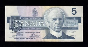F.C. CANADA , 5 $ 1986 , MBC- ( VF- ) , ARRUGAS , P.95a2 . - Imagen 1 de 2