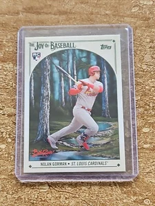 2023 Topps X Bob Ross The Joy of Baseball - #17 Nolan Gorman (RC) - Picture 1 of 2