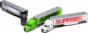 Supreme FIRST GEAR Semi Truck Metal - White/ Black/ Green New - Picture 1 of 5