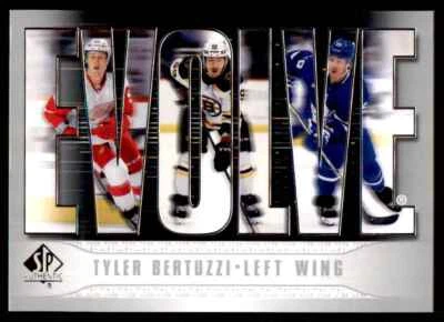 2023-24 SP AUTHENTIC EVOLVE TYLER BERTUZZI RED WINGS BRUINS MAPLE LEAFS #E-3 - Image 1 of 2