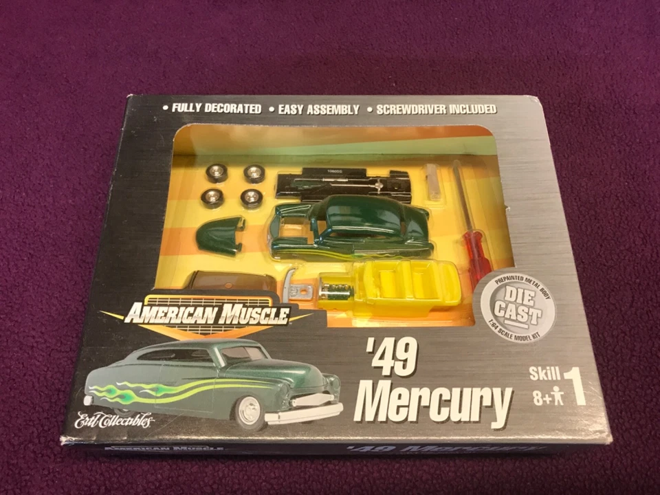 Ertl American Muscle 30306a 1949 Mercury Lead Sled Diecast Model Kit 1/64