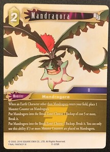 Mandragora 11-078R - Rare - Earth - Monster - Opus XI - Final Fantasy TCG