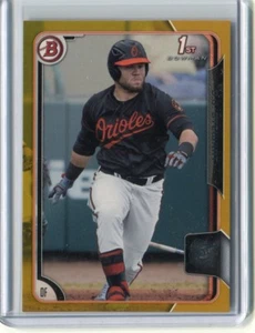 2015 Bowman Draft D.J. Stewart Gold Paper Parallel #15/50 - Baltimore Orioles!! - Bild 1 von 1
