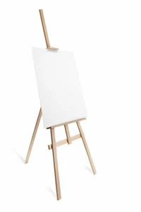 CAVALLETTO TREPPIEDE LEGNO STATIVO QUADRO ARTISTA DISEGNO PITTORE TELA PITTURA - Foto 1 di 4