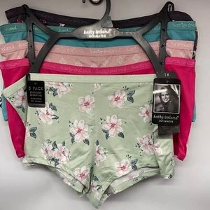 Kathy Ireland Intimates 5 Pairs Size 1 X Multicolor Womens Floral Boxe Underwear - Picture 1 of 3