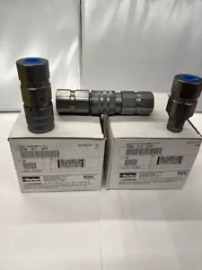 Parker FEM-371-6FP AND FEM-372-6FP QUICK COUPLER SET (BRAND NEW) - Picture 1 of 4