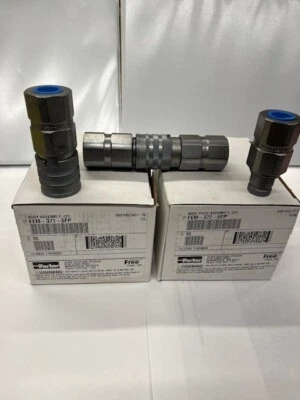 Parker FEM-371-6FP AND FEM-372-6FP QUICK COUPLER SET (BRAND NEW) - Image 1 of 4