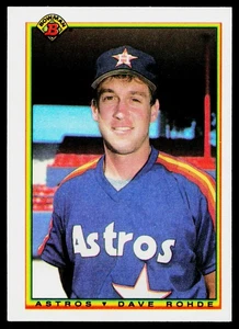 1990 Bowman Dave Rohde #75 Houston Astros *EX* (wax on back) - Picture 1 of 2