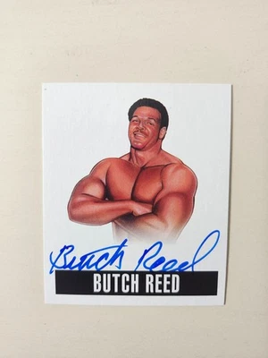 Butch Reed RARO autografado folha original luta livre WWF WWE autografado BR1 MUITO BOM ESTADO - Imagem 1 de 2
