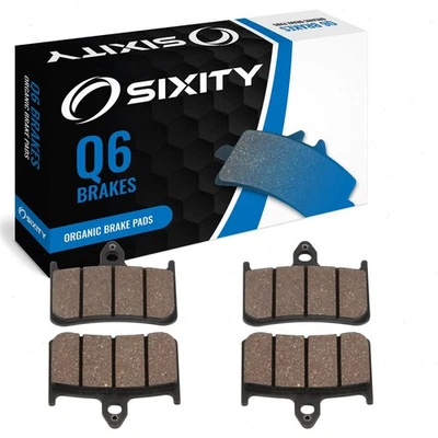 Front Organic Brake Pads 1996-1997 Honda CBR900RR Set Full Kit Fireblade dn Foto 1 de 4