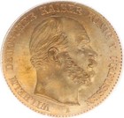 Preußen Wilhelm I. 5 Mark 1878 A PCGS MS66 TOP POP Gold pfr., stgl. J 244