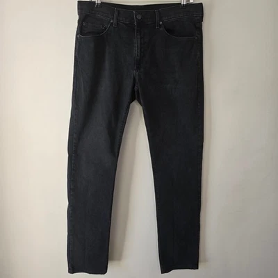 Mott & Bow Mens Black Slim Fit Jeans W34 L34 Stretch Cotton Blend - Image 1 of 4