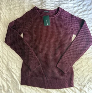 Torrid Ariana Waffelpullover Burgund Größe L  - Bild 1 von 6
