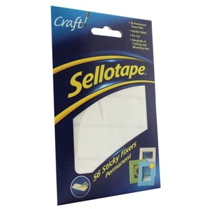 Sellotape Sticky Fixers Permanent 12x25mm Pack of 56 1445423 - Picture 1 of 1