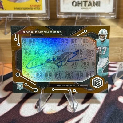 2022 Panini Elements - Rookie Neon Signs Auto Erik Ezukanma #RNS-EE Orange /125 - Image 1 of 3