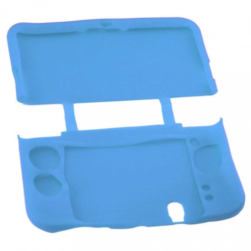 Cover Silicone For Nintendo New 3DS Rubber Protector Case Soft Blue Clear - Image 1 of 1