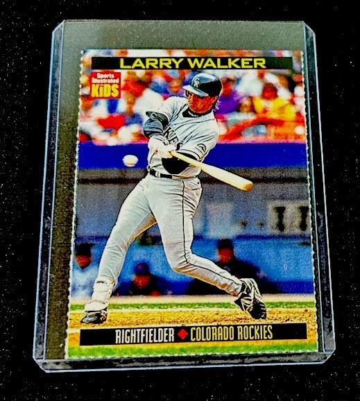 LARRY WALKER Colorado Rockies 1998 MLB Sports Illustrated for Kids SI Star NM+ - Image 1 of 2