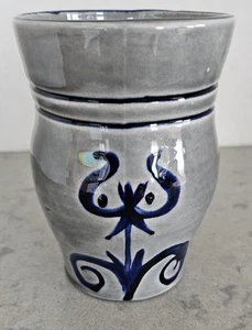 Vintage Goebel Small Vase W. Germany 1968 Blue & Gray - Picture 1 of 4