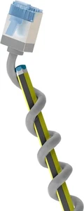 Goobay CAT 6A Patch Cable Slim/Ultra Flexible RJ45 CAT 6A Network Cable U/FTP CU - Afbeelding 1 van 1