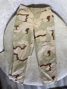 Vintage US Army Pants Mens Medium Regular Cargo Ripstop 90s Desert Camouflage - Picture 1 of 11
