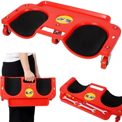 Rolling Knee Creeper Durable Knee Pads with Turn Casters Tool Tray for Garage - Image 1 of 4
