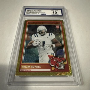Jalen Royals 2025 Score Rookies Gold Shimmer /499 (RC) Classificato CCG 10 Lastre - Foto 1 di 4