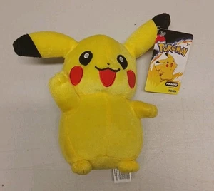 Takara Tomy winkendes Pikachu 7 Zoll Plüschtier Pokemon Stofftier Spielzeug gelb - Bild 1 von 2