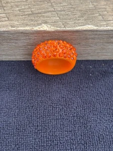 Anello Lucite - Arancione - Misura 6 - Foto 1 di 4